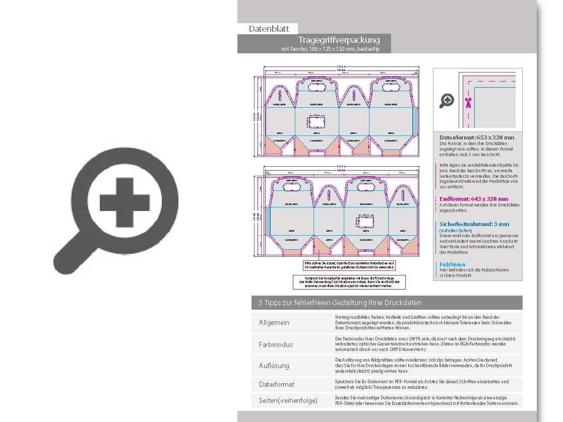 Product Bild tragegriffverpackung_(18_6_cm_x_12_5_cm_x_12_cm)_beidseitig_bedruckt_4_4-farbig_mit_geklebtem_fenster